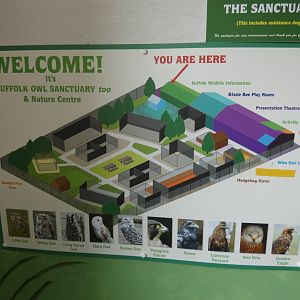 Map of SOS2 (Suffolk Owl Sanctuary)
