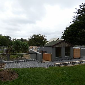 New Meerkat enclosure under construction