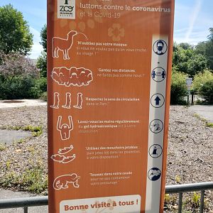 Funny COVID restrictions sign