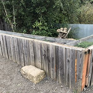 Ferret Enclosure at Northumberland Country Zoo (September 2021)
