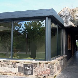 Komodo dragon house and passageway, 2021-09-02