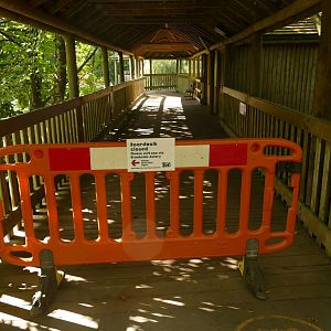 Closed boardwalk, September 2021