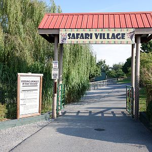 entrance to safari village