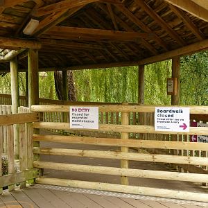 Bridge between Entrance and Tropical House, September 2021