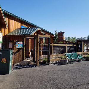 Wild Animal Park - Baby kangaroo photo op area (empty)
