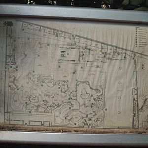 Fire escape map of the Oasis, 2021-09-03