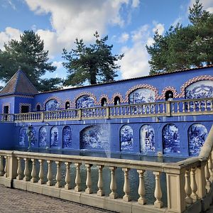 Garden view in Portuguese area