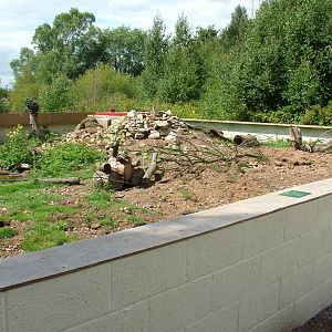 New meerkat enclosure at Wetlands WP 02/08/09