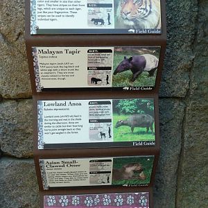 Asian Forest Sanctuary - Signage