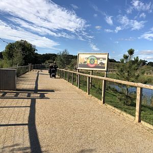 Experience Ethiopia Sign at Yorkshire Wildlife Park (October 2021)