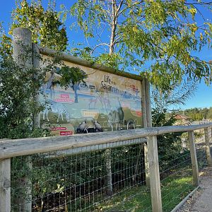 Life on the Savannah Sign at Yorkshire Wildlife Park (October 2021)