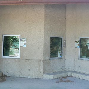 Réserve Africaine de Sigean - Old hidden terrariums for some rarities