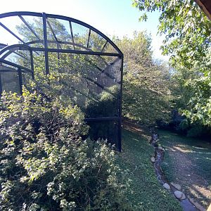 Oct. 2021 - Bird Garden - White-naped Crane Exhibit + Walkthrough Aviary