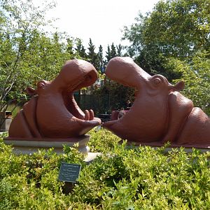 8/21/2021 - Iconic Hippo Sculptures