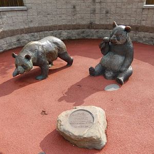 8/21/2021 - Giant Panda Statues