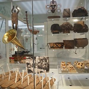 Hutereau expedition (1911-1913) objects and specimens display, 2021-10-20