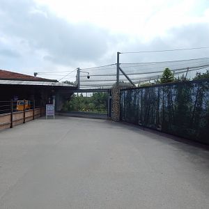 View towards Snow leopard enclosure 020721