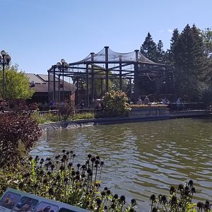 Rosamond Gifford - Outdoor primate structure