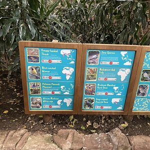 Tropical Realm - inhabitants signage 191021