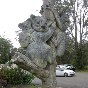Carpark Statue
