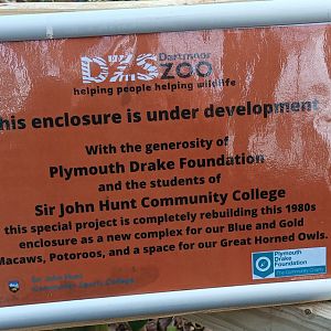 Sign for new enclosure