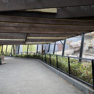 Row of Carnivore Enclosures