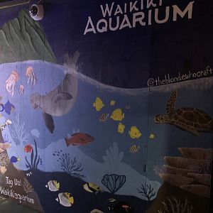 Aquarium mural