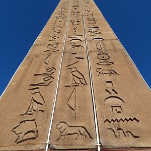 Egyptian Hieroglyphs on Obelisk