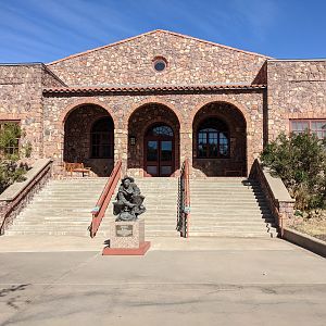 Front of the museum building