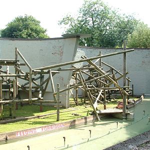 Bornean Orang-utan enclosure at Dudley 09/08/09