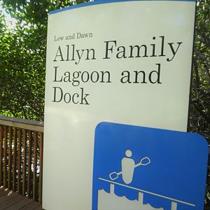 Lagoon and Dock Sign