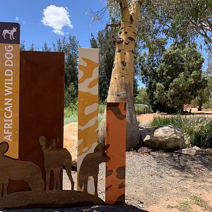 African Wild Dog Sign