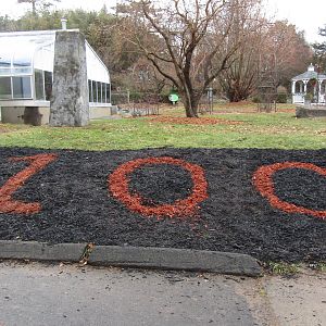 Beardsley Zoo 100th anniversary mulch design
