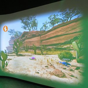 Adaptation Game Projected Display