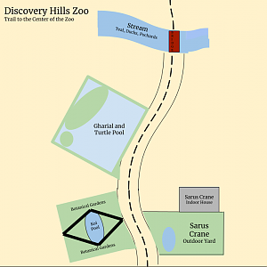 Discovery Hills Zoo - Opening Habitats Map
