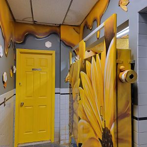 Philly Insectarium - Women's restroom