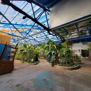 Philly Insectarium - Inside entrance to butterflies