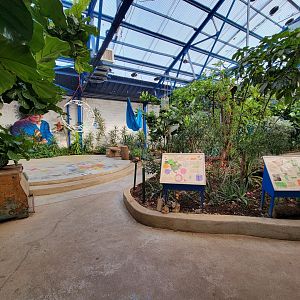 Philly Insectarium - Back of the butterfly pavilion