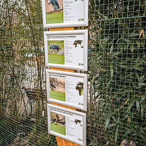 Aviary animals sign