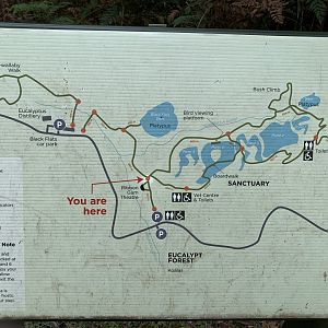 Sanctuary Map - Tidbinbilla