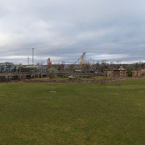 African mixed exhibit panorama