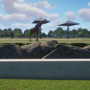 Mock of Toronto Zoo Giraffe Exhibit