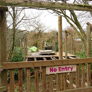 Dismantling the boardwalk, February 2022