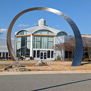 NEW! Archway sculpture at the Greensboro Science Center