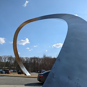 NEW! Archway sculpture at the Greensboro Science Center