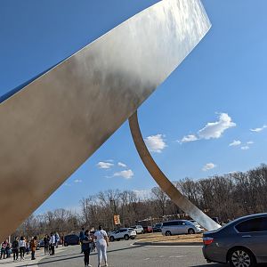 NEW! Archway sculpture at the Greensboro Science Center