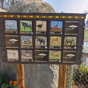 Updated Signage for African Adventure
