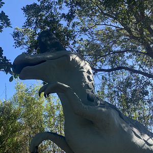 Unknown Dinosaur Sculpture