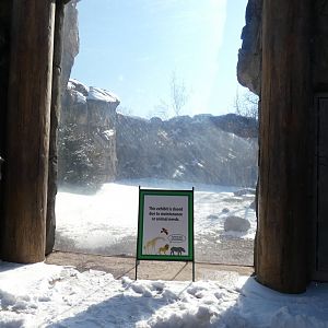 2nd Bear Habitat Receiving Maintenance, Great Bear Wilderness - Feb. 2022