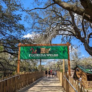 Wild Florida entrance sign